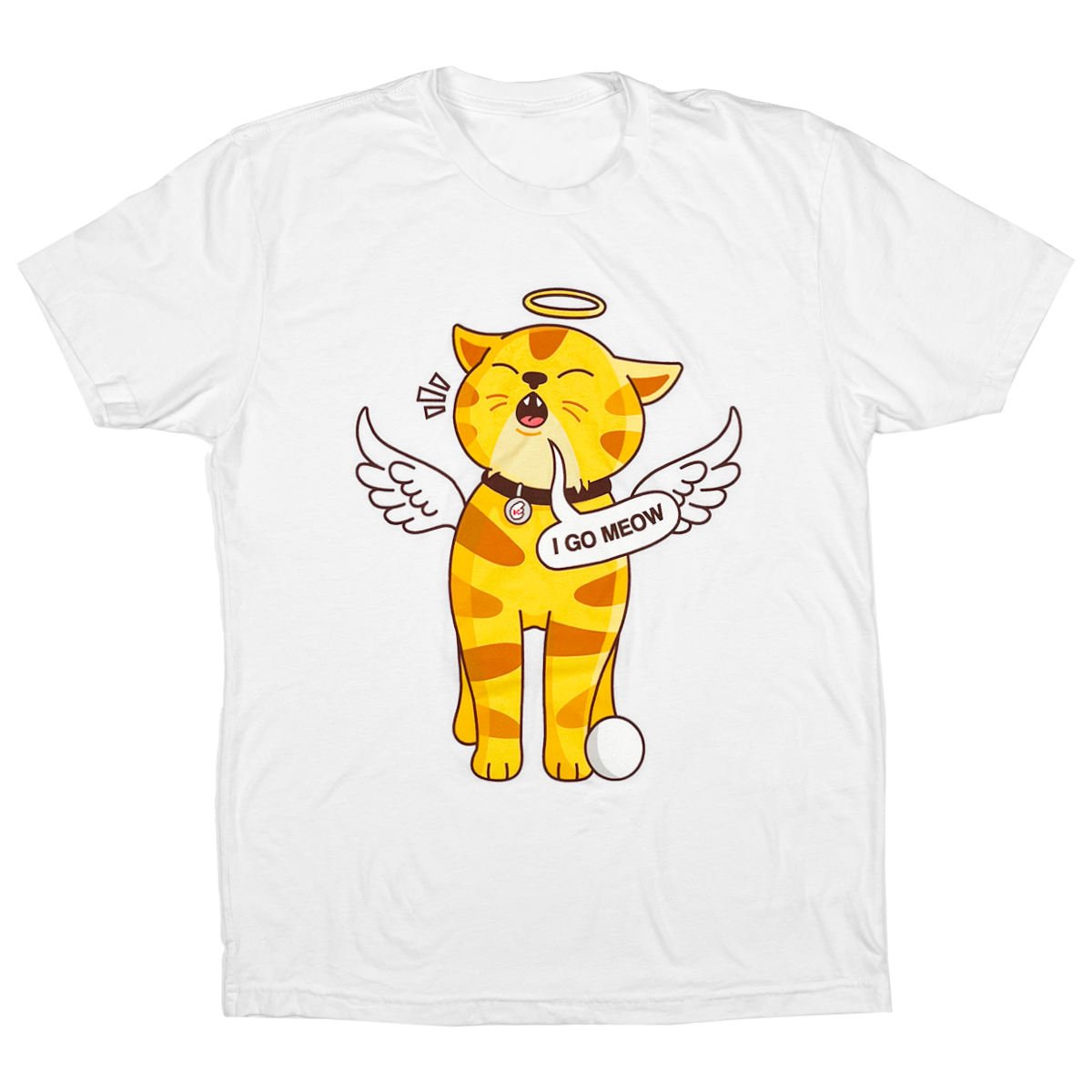 I Go Meow Unisex Tee (White)