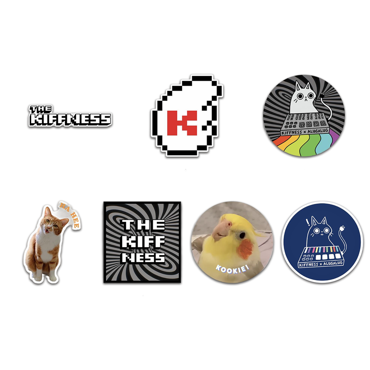 The Kiffness Sticker Pack