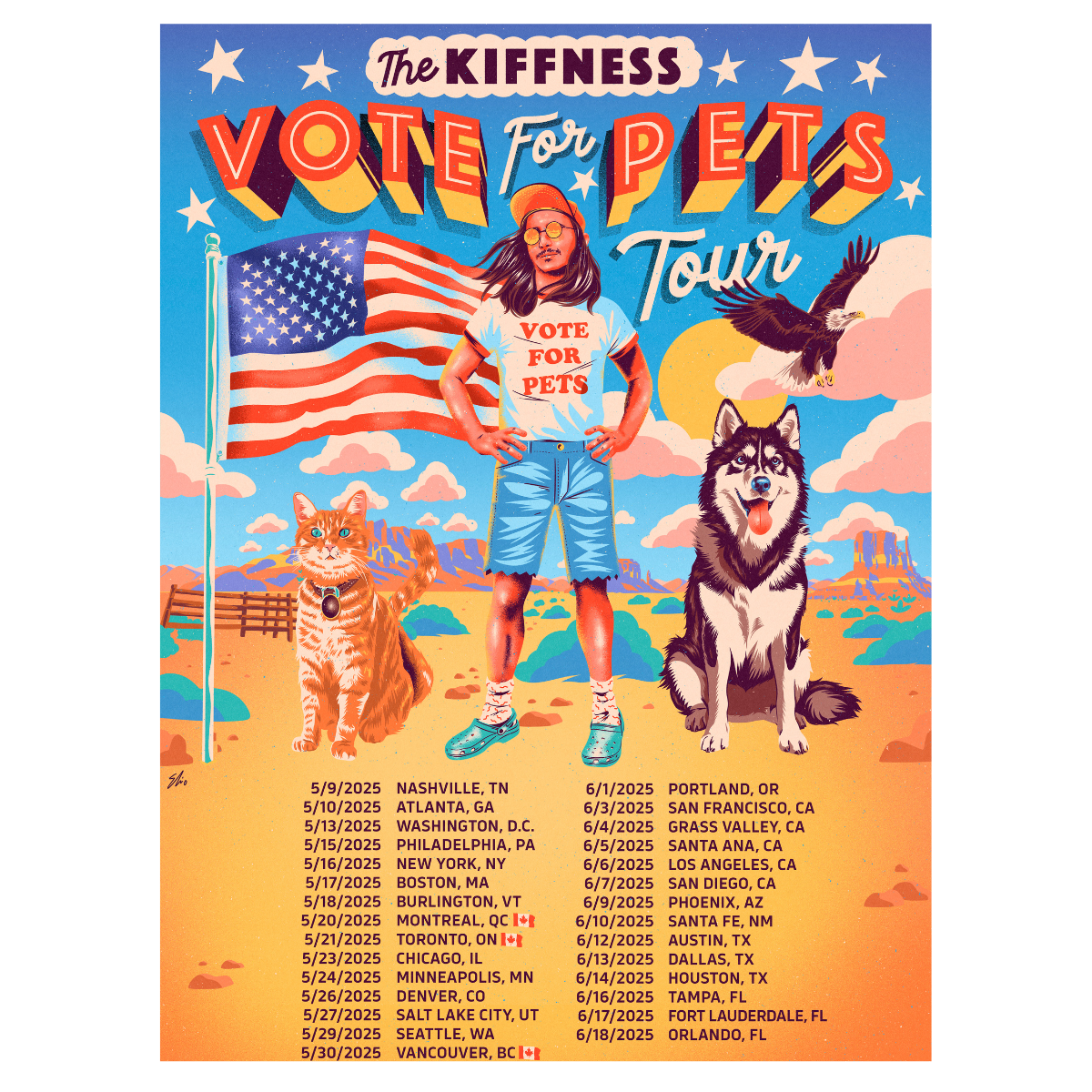 Vote For Pets Tour Poster