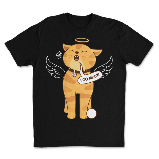 I Go Meow Unisex Tee (Black)