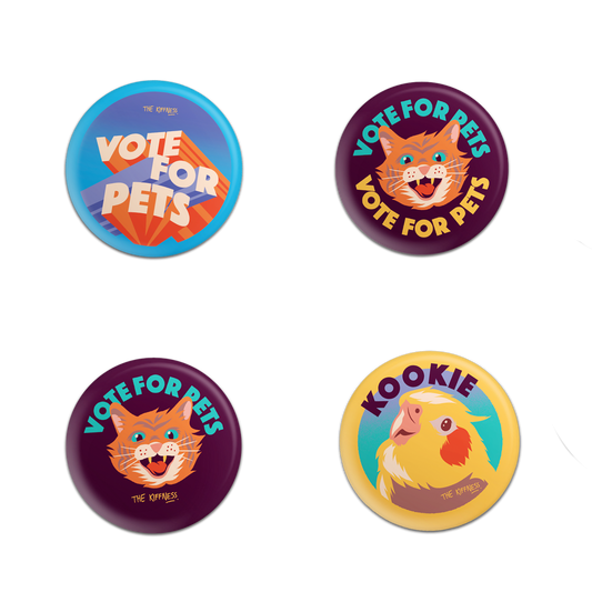 Kiffness 4 Button Pack