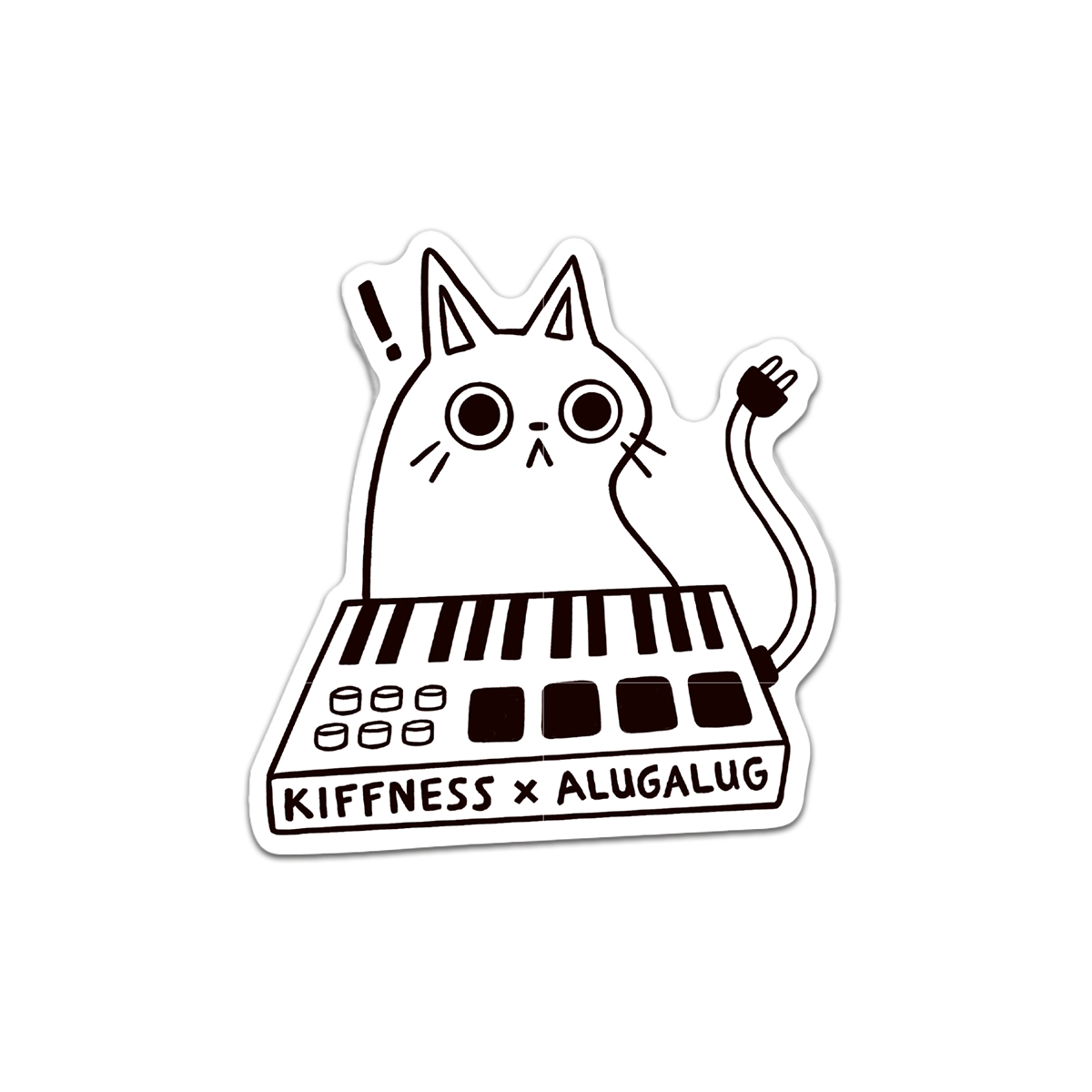 The Kiffness x Alugalug Sticker