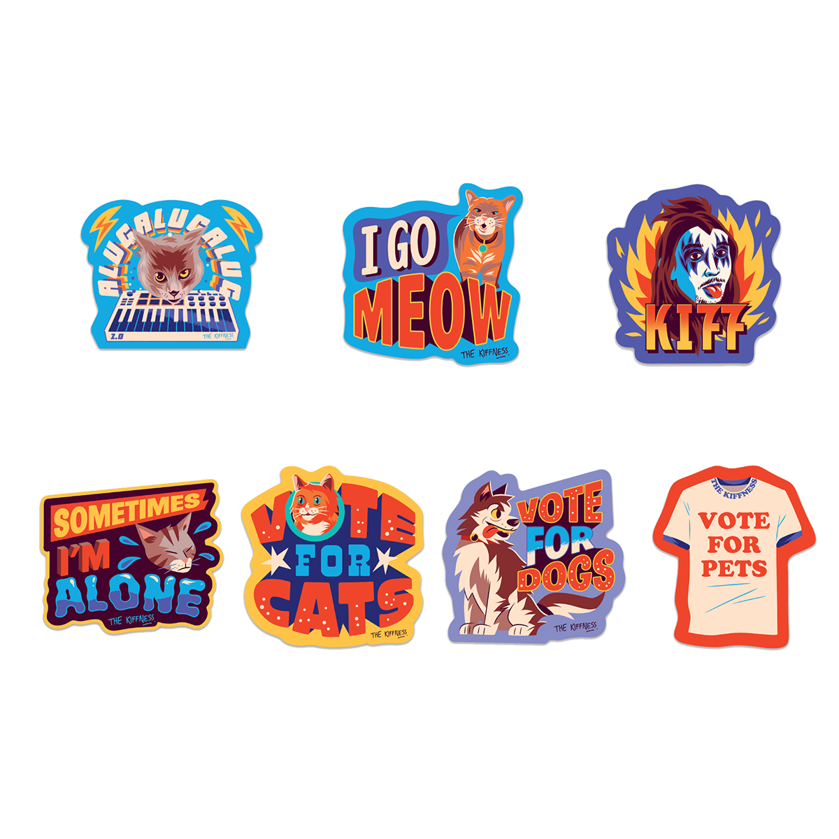 Vote For Pets Sticker Pack